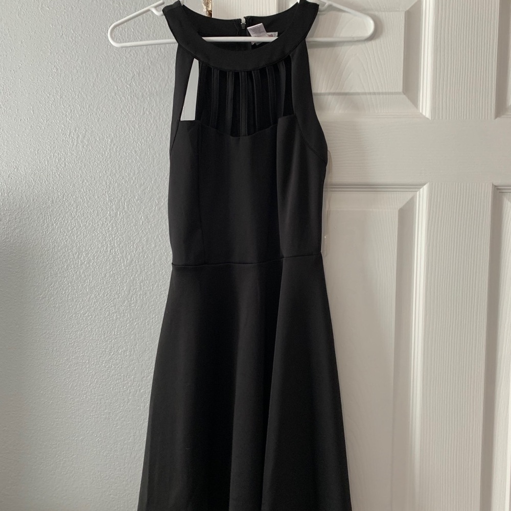 black dress